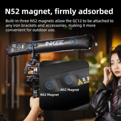 INKEE Gold Crow GC12 / GC20 Bi-Color LED Video Light – 2700K–6500K, CRI 95+, Waterproof IP66, Flexible Design, Built-In Battery