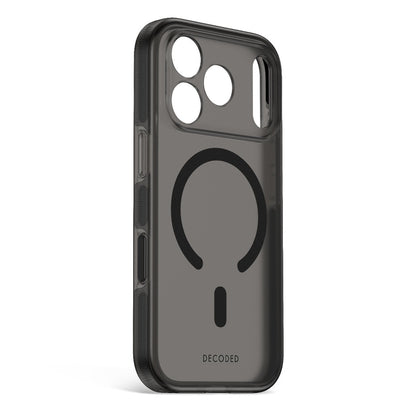 Decoded DropTec Clear Case - Frosted Black - iPhone 18 Pro/18 Pro Max