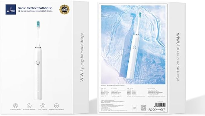 WIWU Wi-TB001 Sonic Electric Toothbrush - White