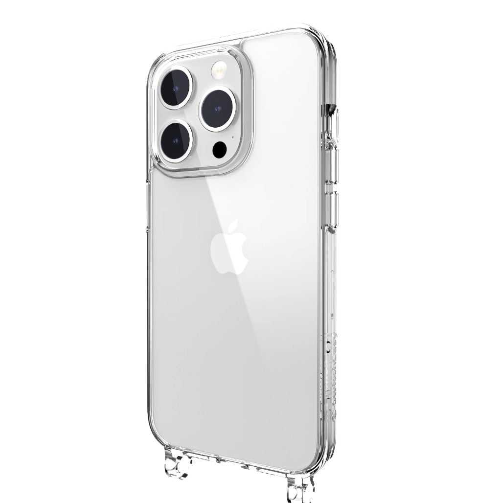 SwitchEasy Play Lanyard Shockproof Clear Case for iPhone 15 Pro/ Pro Max