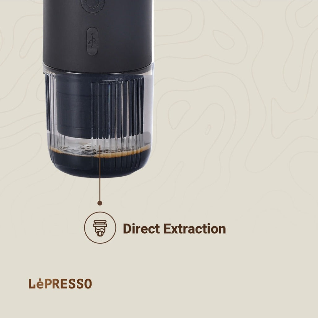 LePresso Portable Espresso Machine - LPCFFM0001-BK
