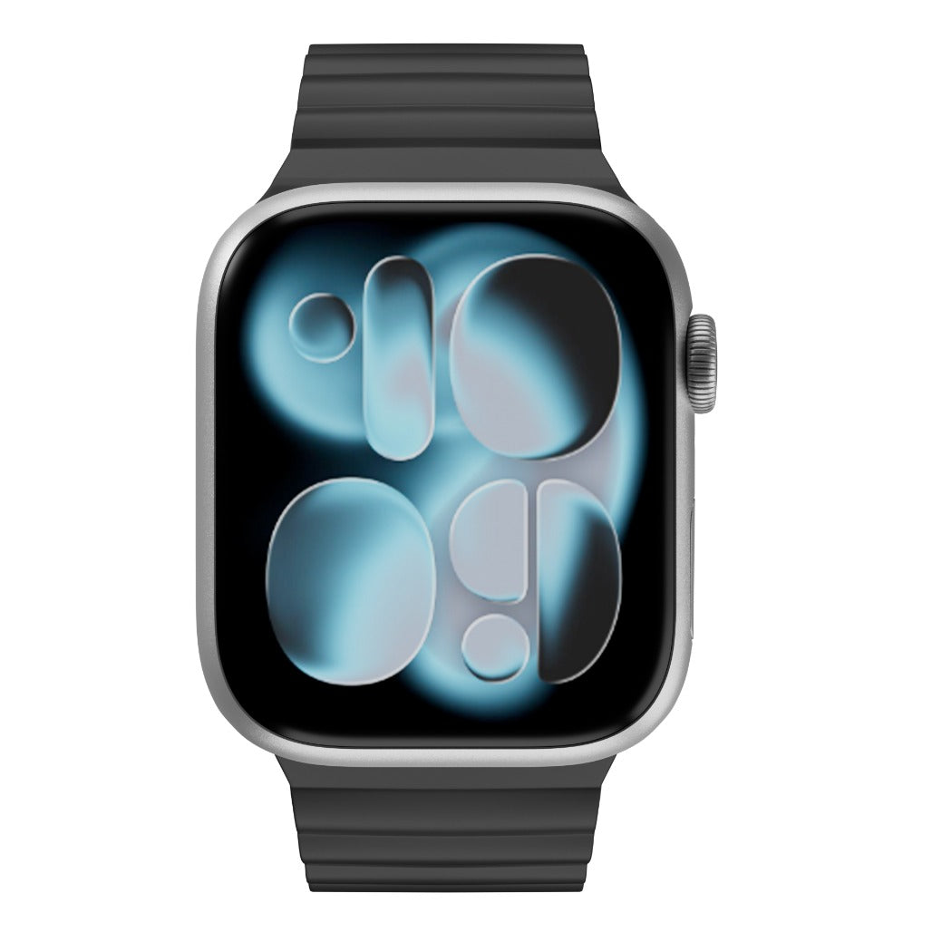 MagEasy Skin Duo Reversible Silicone Magnetic Apple Watch Band Compatible with 40mm to 49mm