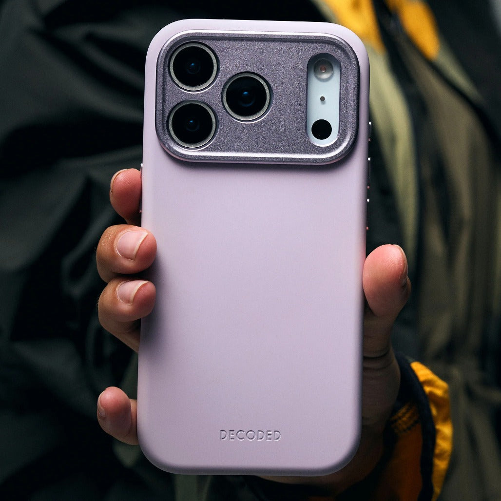 Decoded AntiMicrobial Silicone Case | Lavender | iPhone 17 Pro