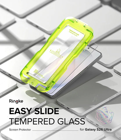 Ringke Galaxy S26 Ultra Screen Protector - Easy Slide Tempered Glass
