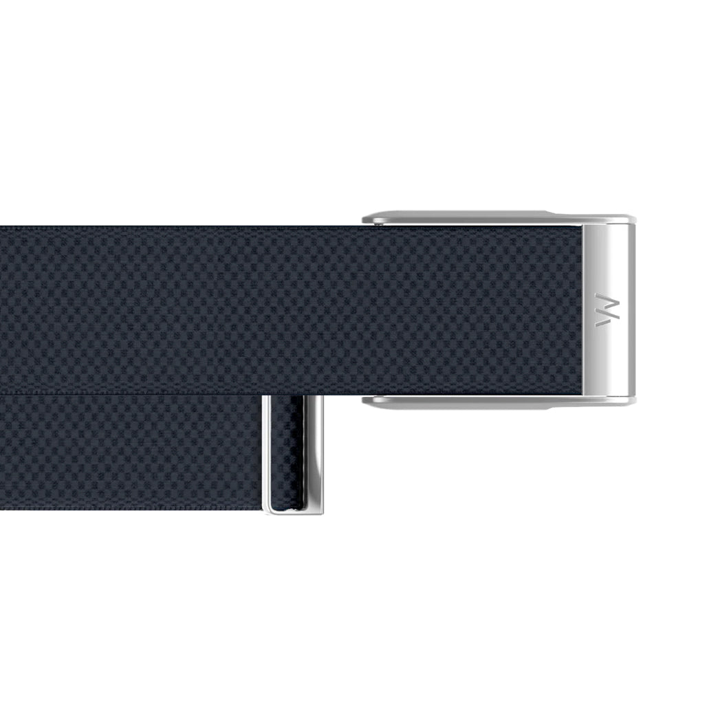 WHOOP MG SuperKnit Luxe Band – Midnight with Titanium