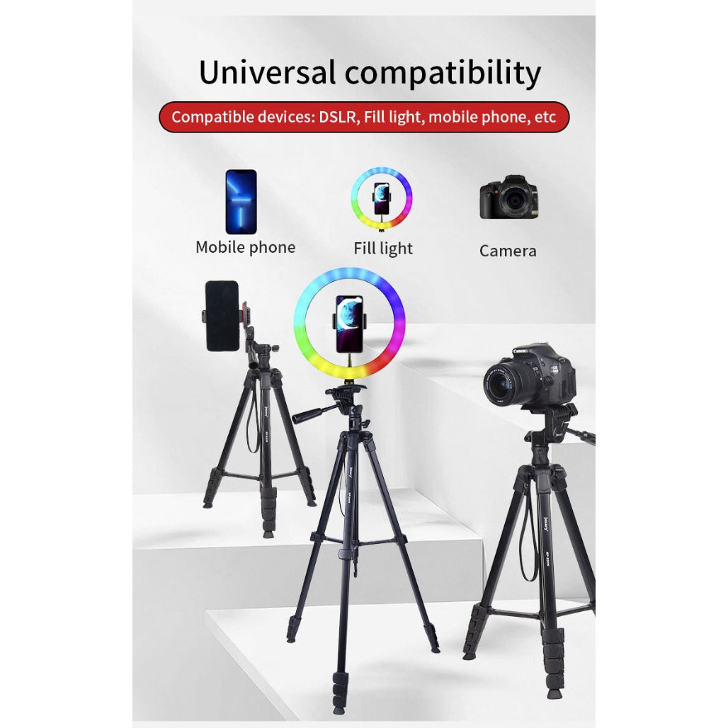 Jmary KP-2209 1.7M Horizontal Axis Tripod for Camera & Mobile - 20 Pieces