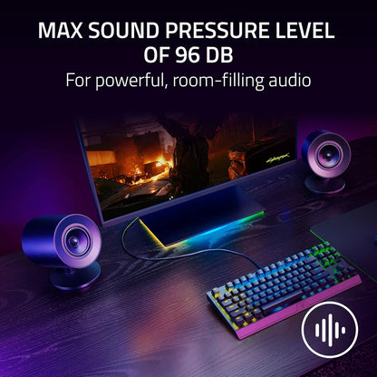 Razer Nommo V2 X - Full-Range 2.0 PC Gaming Speakers