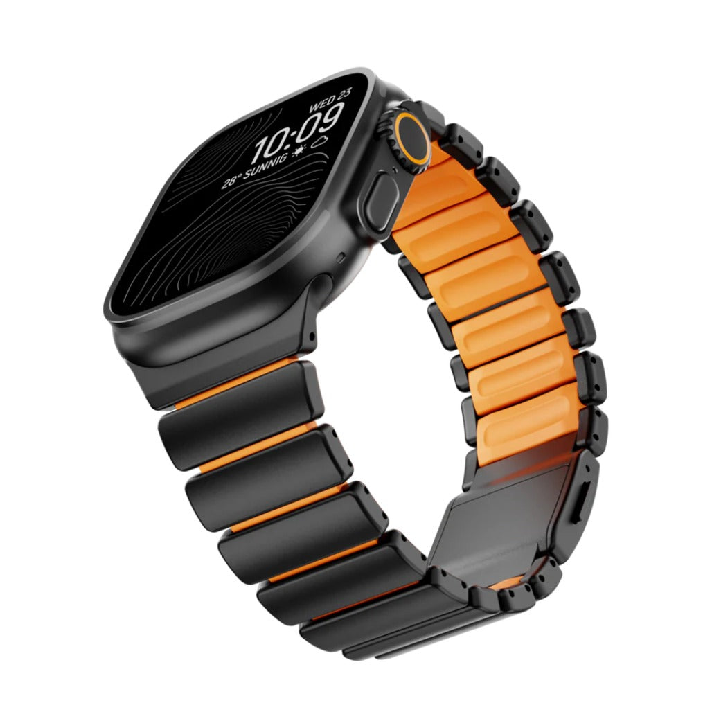 REDEFINE Magnetic Stainless Steel Silicone Rugged Band - 44/45/46/49 mm