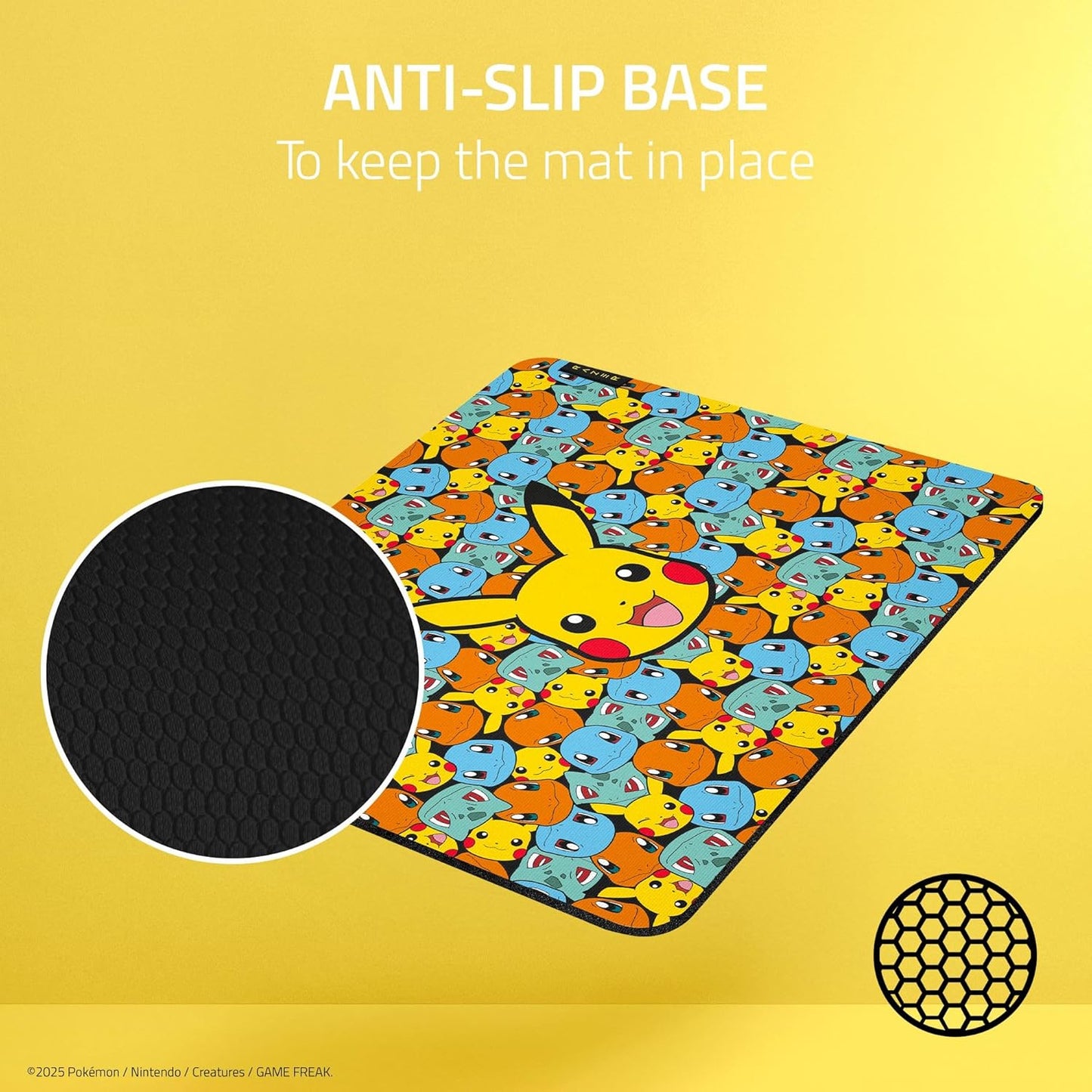 Razer Gigantus V2 Medium - Pokémon Kanto Starters Edition Gaming Mouse Pad