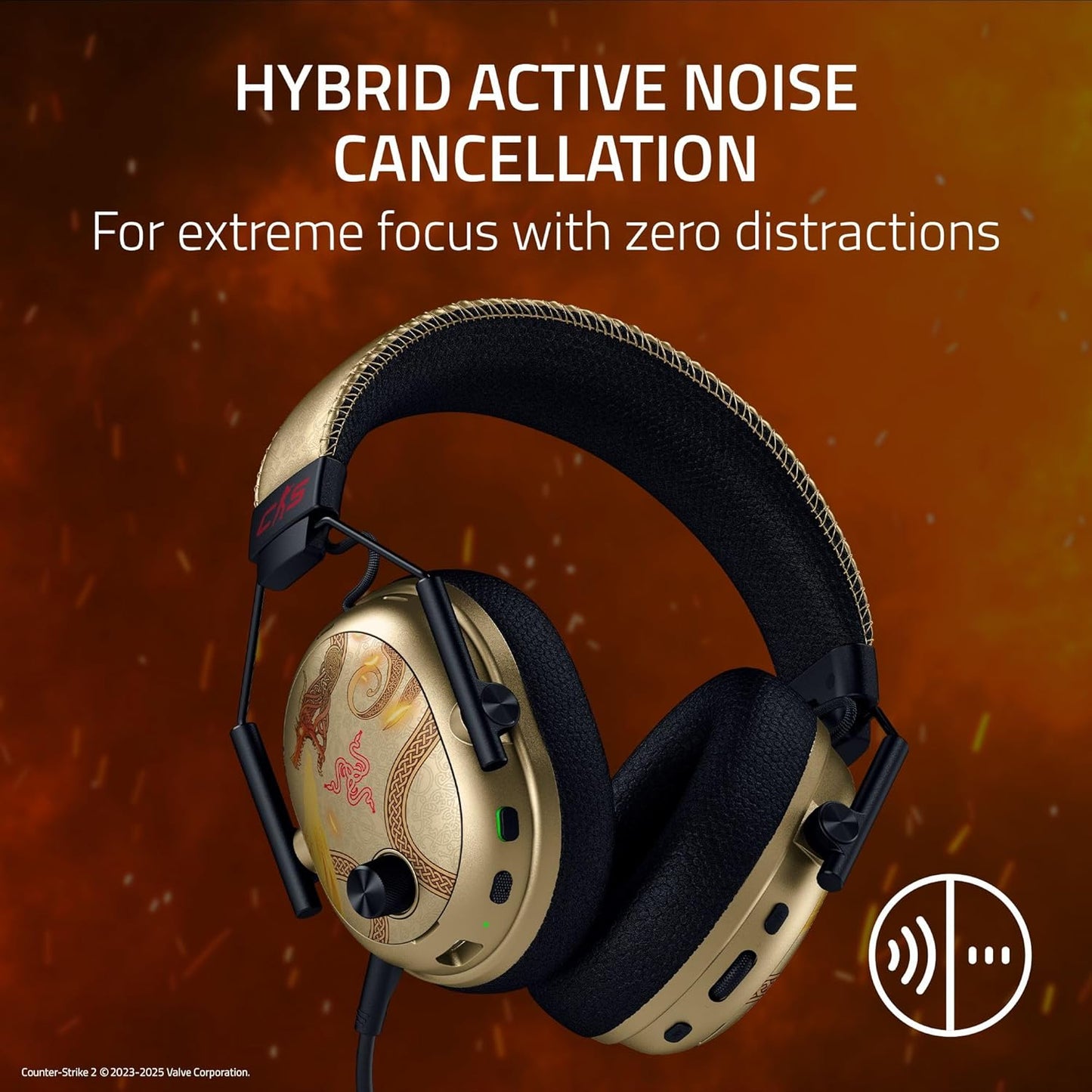 Razer BlackShark V3 Pro Counter-Strike 2 Edition - Wireless ANC Esports Headset