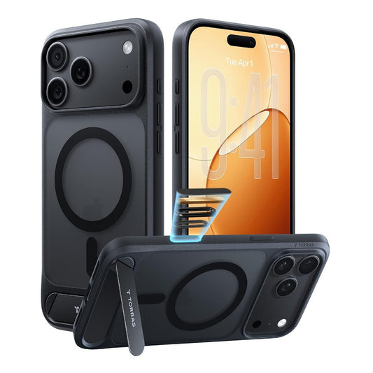 TORRAS Ostand L1 for iPhone 18 Pro/Pro Max Case - Black