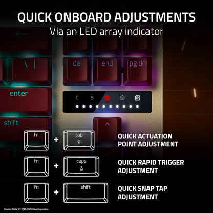 Razer Huntsman V3 Pro TKL Counter-Strike 2 Edition - Esports Gaming Keyboard