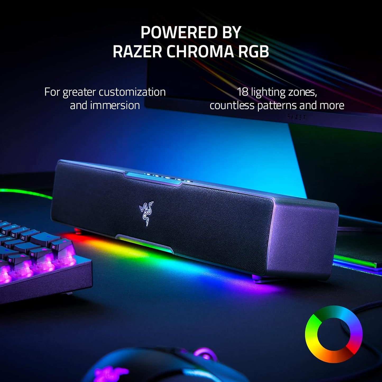 Razer Leviathan V2 X - Compact USB Type-C Gaming Soundbar with Razer Chroma™ RGB