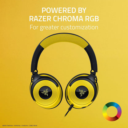 Razer Kraken V4 X Pokémon Kanto Starters Edition - Wired Gaming Headset