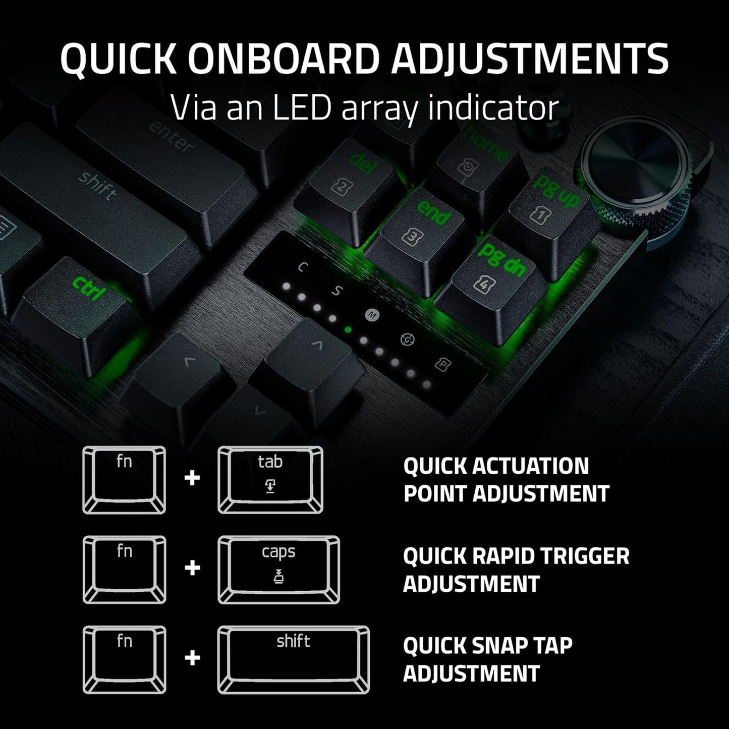 Razer Huntsman V3 Pro Tenkeyless - Esports Gaming Keyboard - Analog Optical Switches