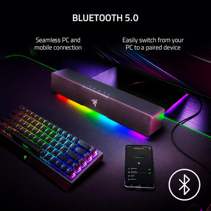 Razer Leviathan V2 X - Compact USB Type-C Gaming Soundbar with Razer Chroma™ RGB