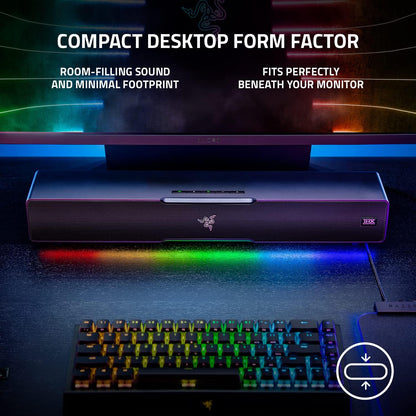 Razer Leviathan V2 - PC Gaming Soundbar with Subwoofer