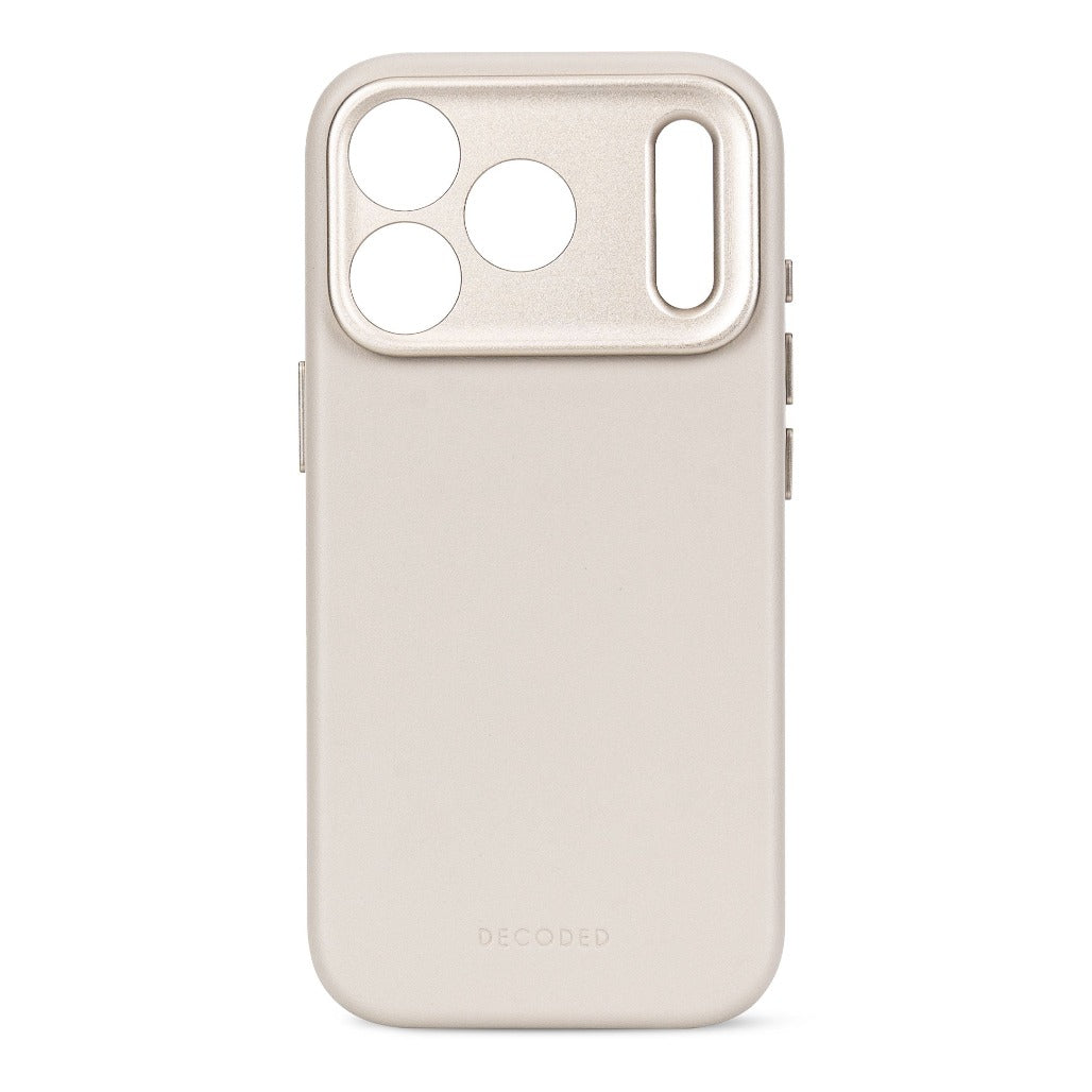 Decoded Leather Case - Taupe - iPhone 18 Pro/18 Pro Max