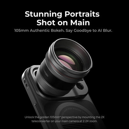 Telesin Master Portrait Grip Kit for iPhone 17/18 Pro Max - For iPhone 17/18 Pro Max Master Grip + Master Lens
