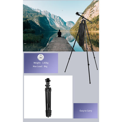 Jmary 2-in-1 Monopod & Horizontal Axis Tripod - KS355+HG60