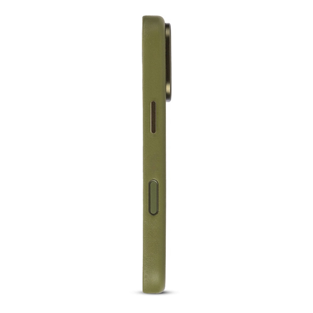 Decoded Leather Case - Moss Green - iPhone 18 Pro/18 Pro Max