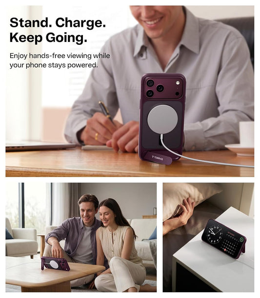 TORRAS Ostand L1 for iPhone 18 Pro/Pro Max Case - Dusk Purple