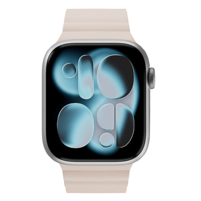 MagEasy Skin Duo Reversible Silicone Magnetic Apple Watch Band Compatible with 40mm to 49mm