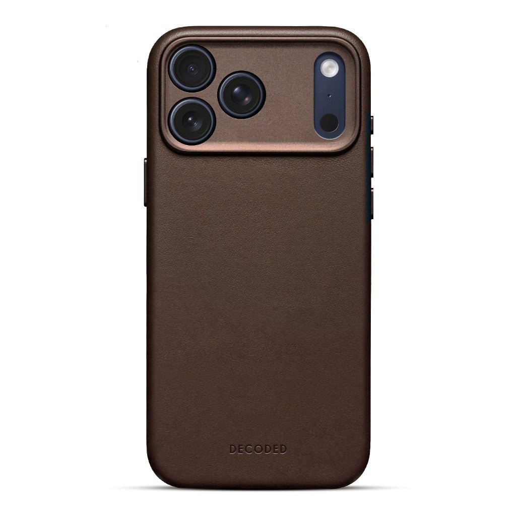 Decoded Leather Case | Chocolate Brown | iPhone 17 Pro / iPhone 17 Pro Max