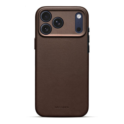 Decoded Leather Case | Chocolate Brown | iPhone 17 Pro / iPhone 17 Pro Max