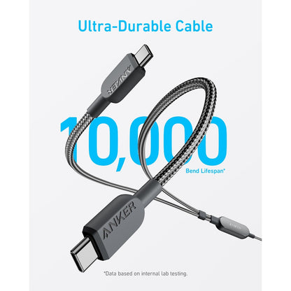 Anker 140W 2-in-1 USB-C to USB-C Cable - A8895H12