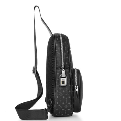 WIWU Master Anti-Theft Fingerprint Lock Crossbody Bag