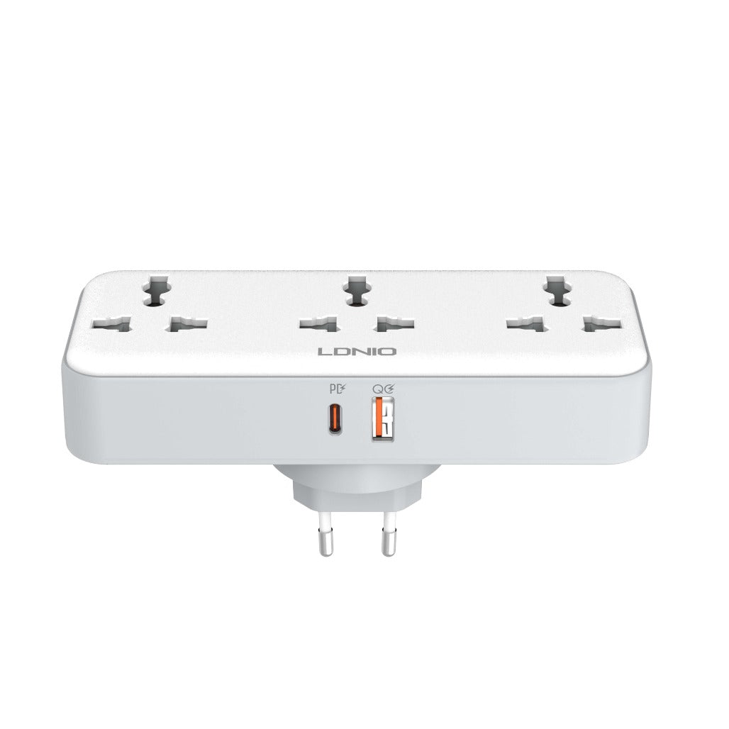 LDNIO 3 AC Outlets Portable Extension Power Socket - SC3317