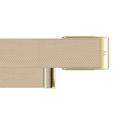 WHOOP MG SuperKnit Luxe Band - Dune With Gold