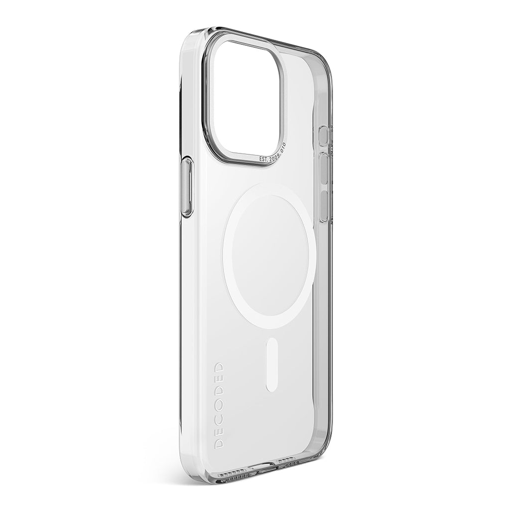Decoded Clear Case for iPhone 17/ 16/ 15 and iPhone Air – MagSafe Compatible, 4m Drop Protection