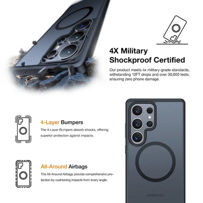 Torras Guardian-Mag for Samsung S25 Ultra - Black