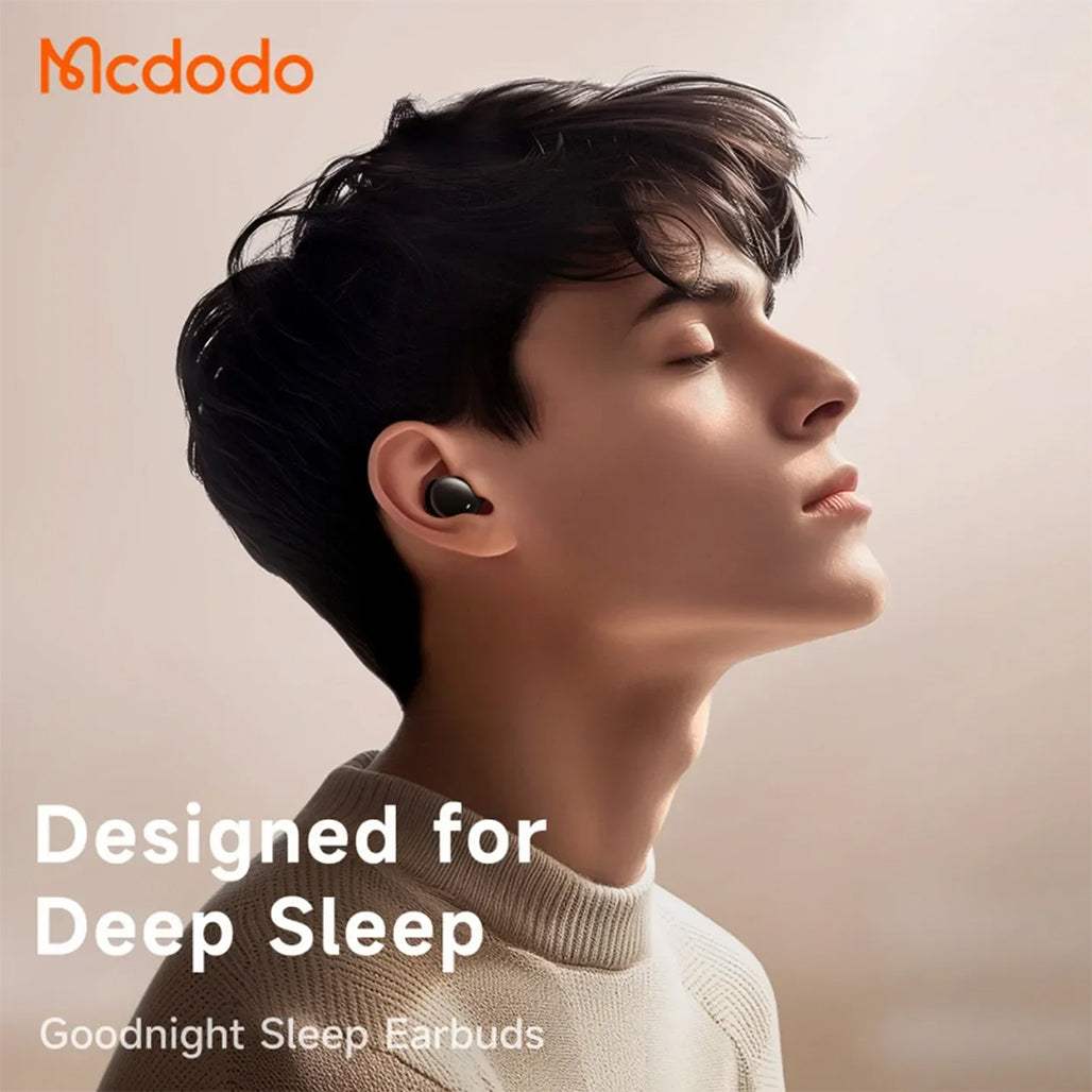 Mcdodo HP-4490 Goodnight Sleep TWS Wireless Earphones – 24hr Battery Life