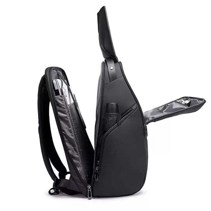 BANGE 2581 15.6" Laptop Waterproof Backpack with Magnetic Buckle