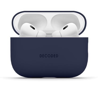 Decoded Navy Silicone Protective Case for AirPods Pro 3 – MagSafe & Wireless Charging