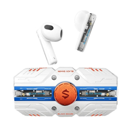 Black Shark Rokas 3 Wireless Earphones with Fidget Spinner Case - White