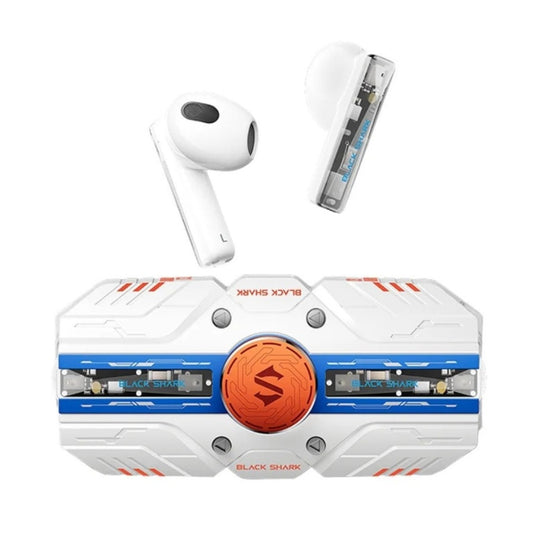 Black Shark Rokas 3 Wireless Earphones with Fidget Spinner Case - White