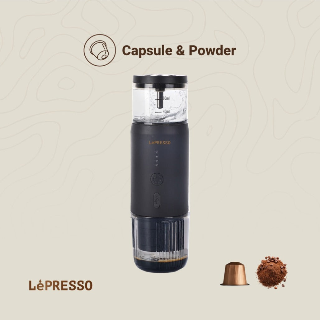 LePresso Portable Espresso Machine - LPCFFM0001-BK
