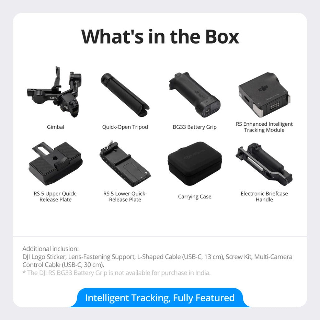 DJI RS 5 Combo - Handheld Gimbal Stabiliser