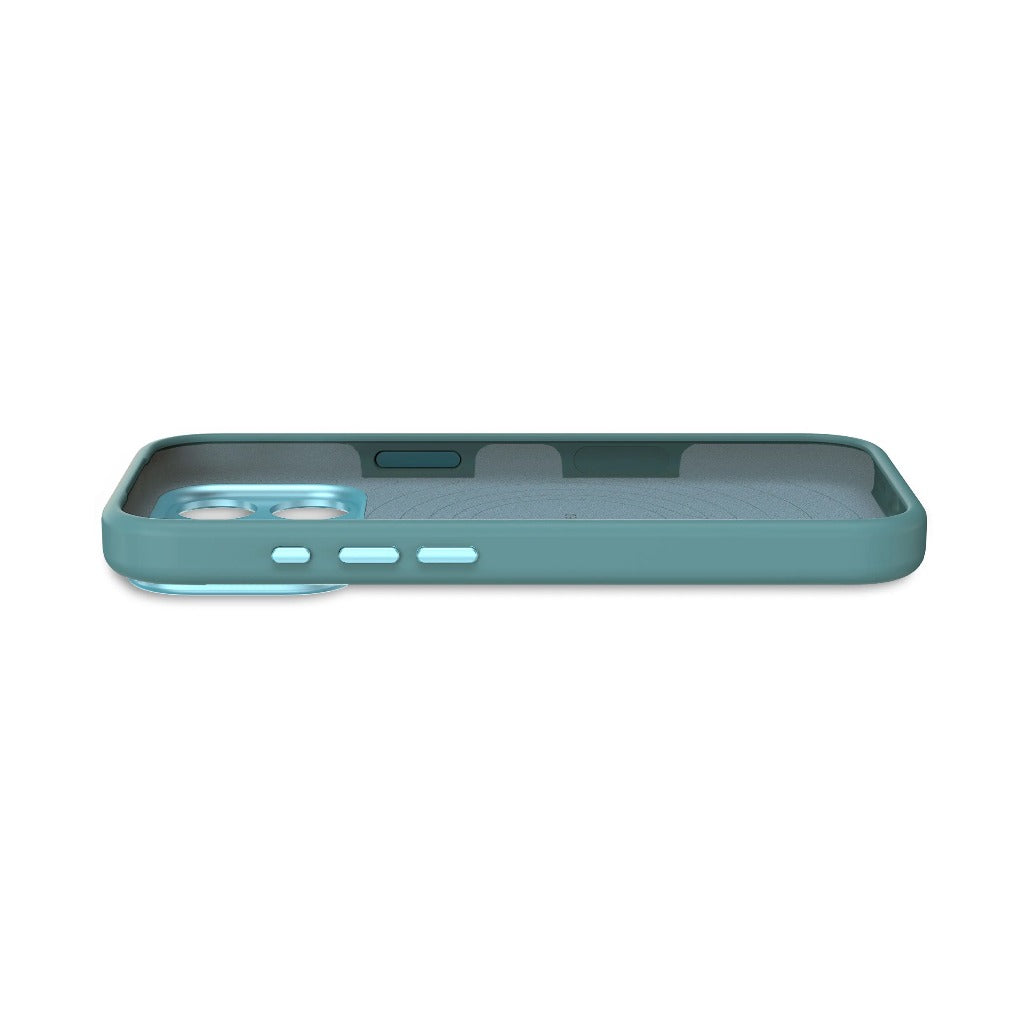 Decoded AntiMicrobial Silicone Case | Retro Blue | iPhone 17 Pro