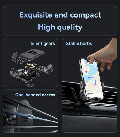 Yesido C251 360 Free Rotation Auto-locking Car Air Vent Phone Holder