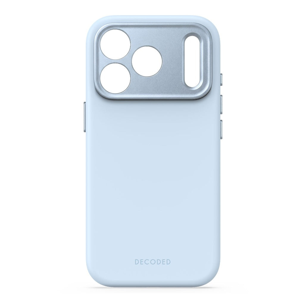 Decoded AntiMicrobial Silicone Case - Light Blue - iPhone 18 Pro/18 Pro Max