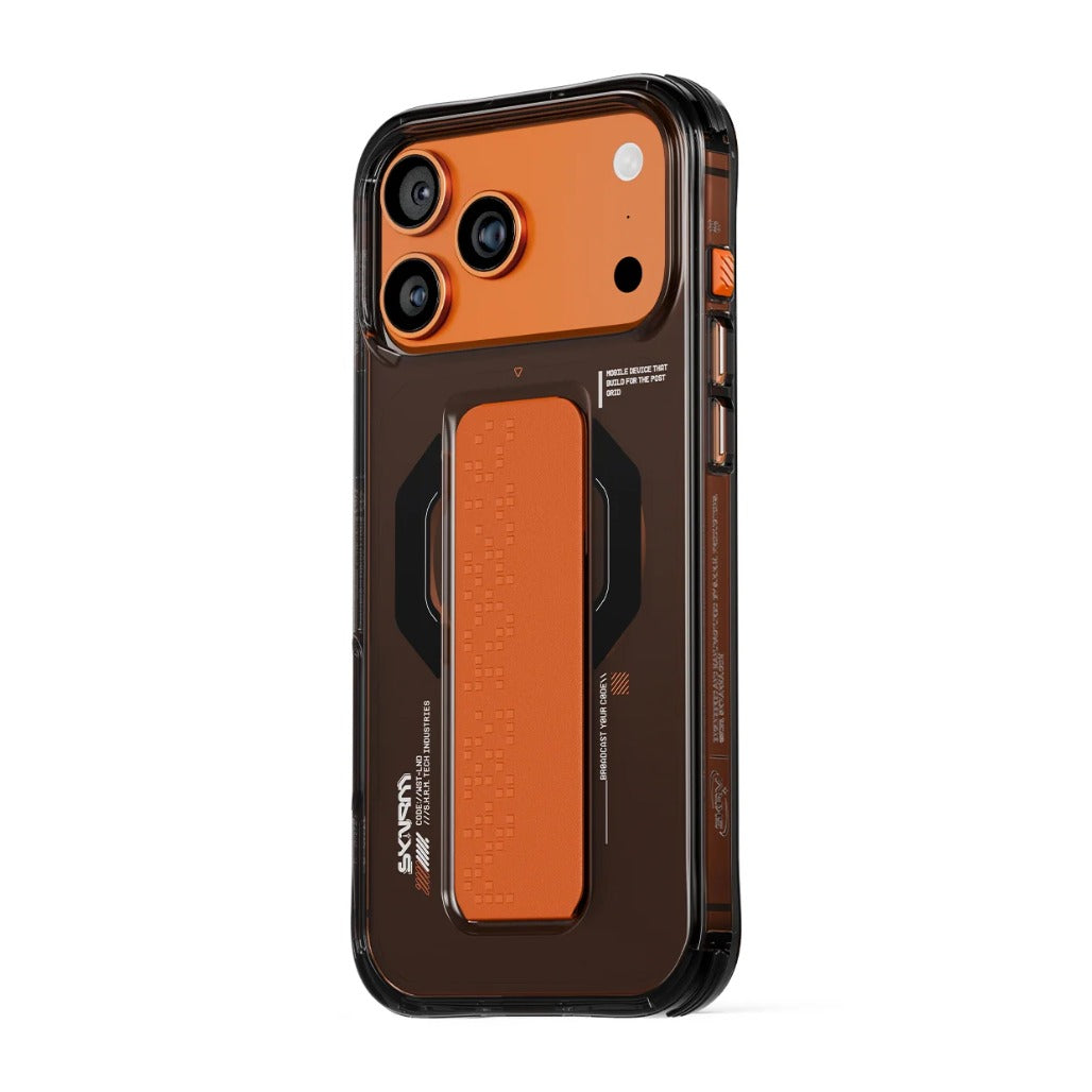 Skinarma HAXA Mag-Charge with Grip-Stand for iPhone 17 Pro / 17 Pro Max - Black