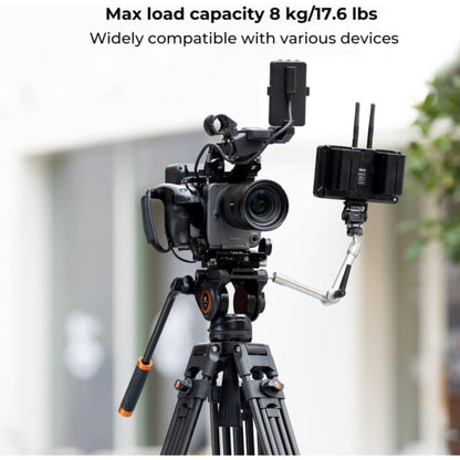 K&F Video Tripod With Fluid Head - 1.8m
