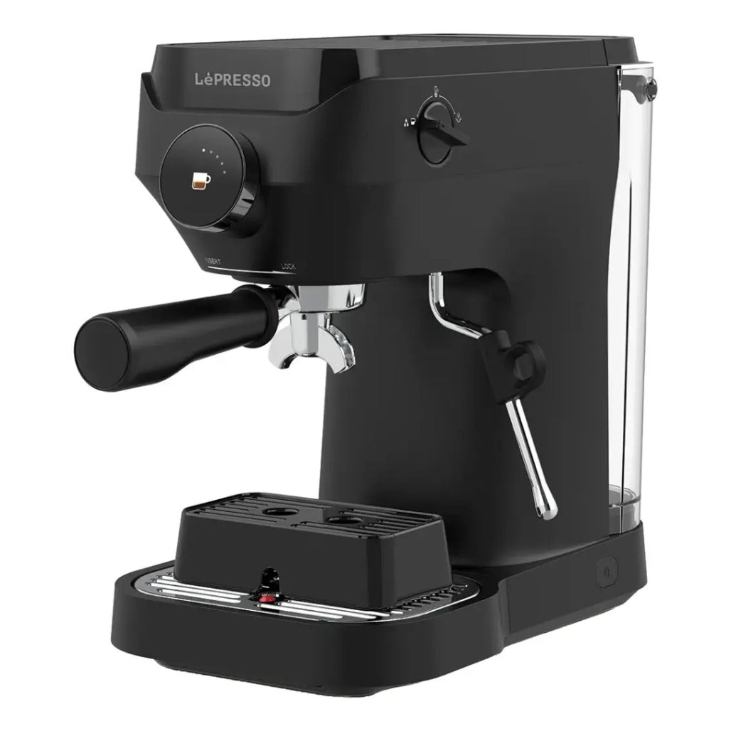 Lepresso Lucenero 19-Bar Coffee Machine with LCD Screen - Black