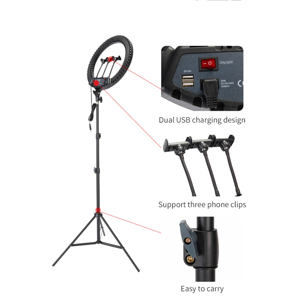 Jmary FM-18R 18" Ring Light - 112 Pieces