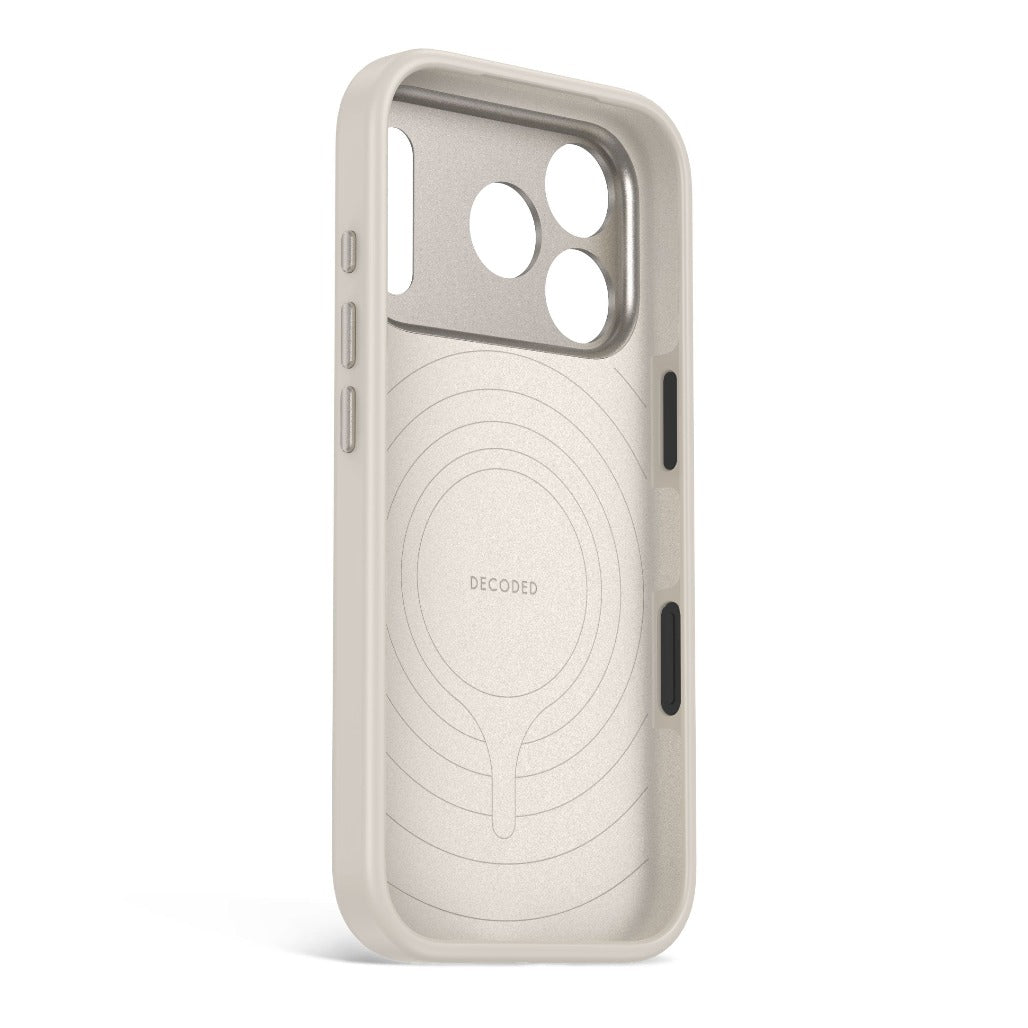 Decoded AntiMicrobial Silicone Case - Pebble Grey - iPhone 18 Pro/18 Pro Max
